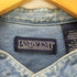 ランズエンド LANDS END 90-00S バンドカラー L/S デニム シャツ メンズ import:M